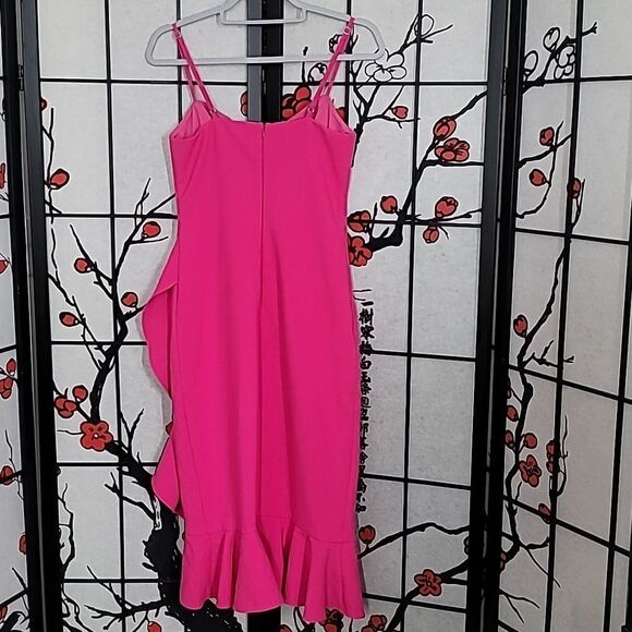 Likely LAVERNA FITTED MIDI DRESS IN FUCHSIA - Picture 8 of 12
